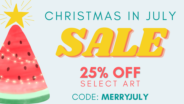 25% off - It’s Xmas in July!