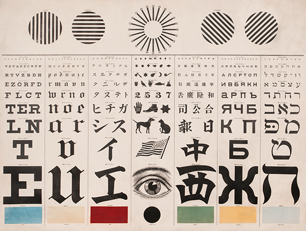 All eyes on this enchanting, vintage vision chart