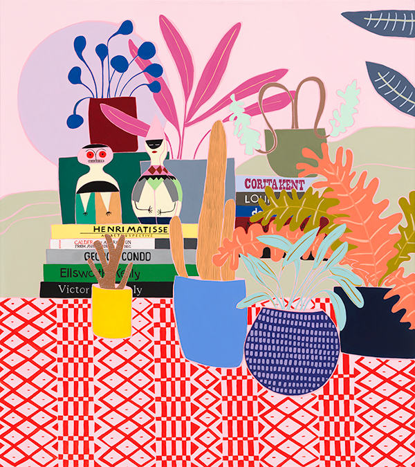 Spring forward with a colorful, quirky still-life from Mary Finlayson.