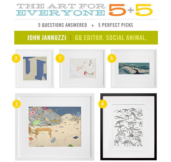 5+5 with John Jannuzzi | GQ Editor. Social Animal.