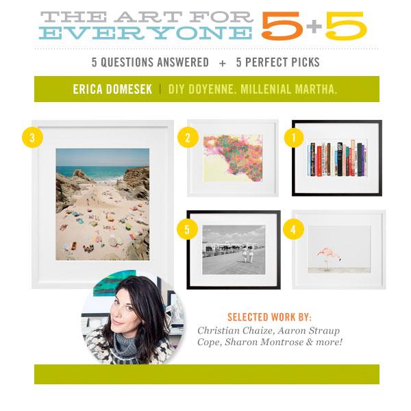 5+5: Erica Domesek | DIY Doyenne. Millenial Martha.