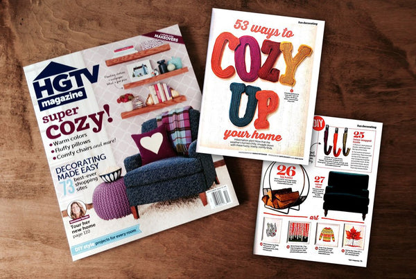 PRESS: HGTV's 53 Ways to Cozy Up Your Home (feat. Lisa Congdon!)
