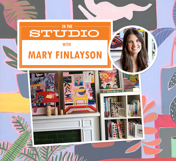 We wanna move into Mary Finlayson’s sunny, SF home studio.