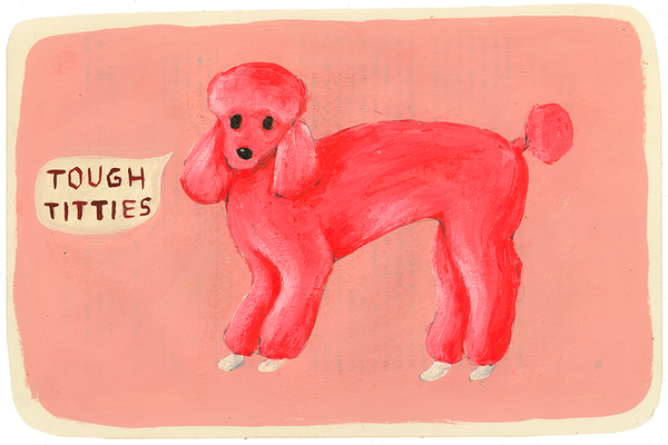 Art for Nat’l Dog Day: howl you choose?