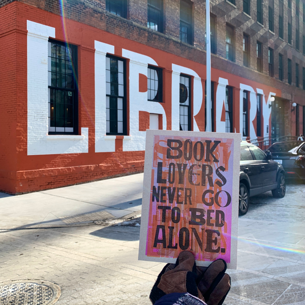 An ode to libraries, books, and art that celebrates 'em.