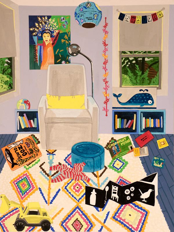 Gouache, Glue + Guts: Helena Wurzel Paints Her Way