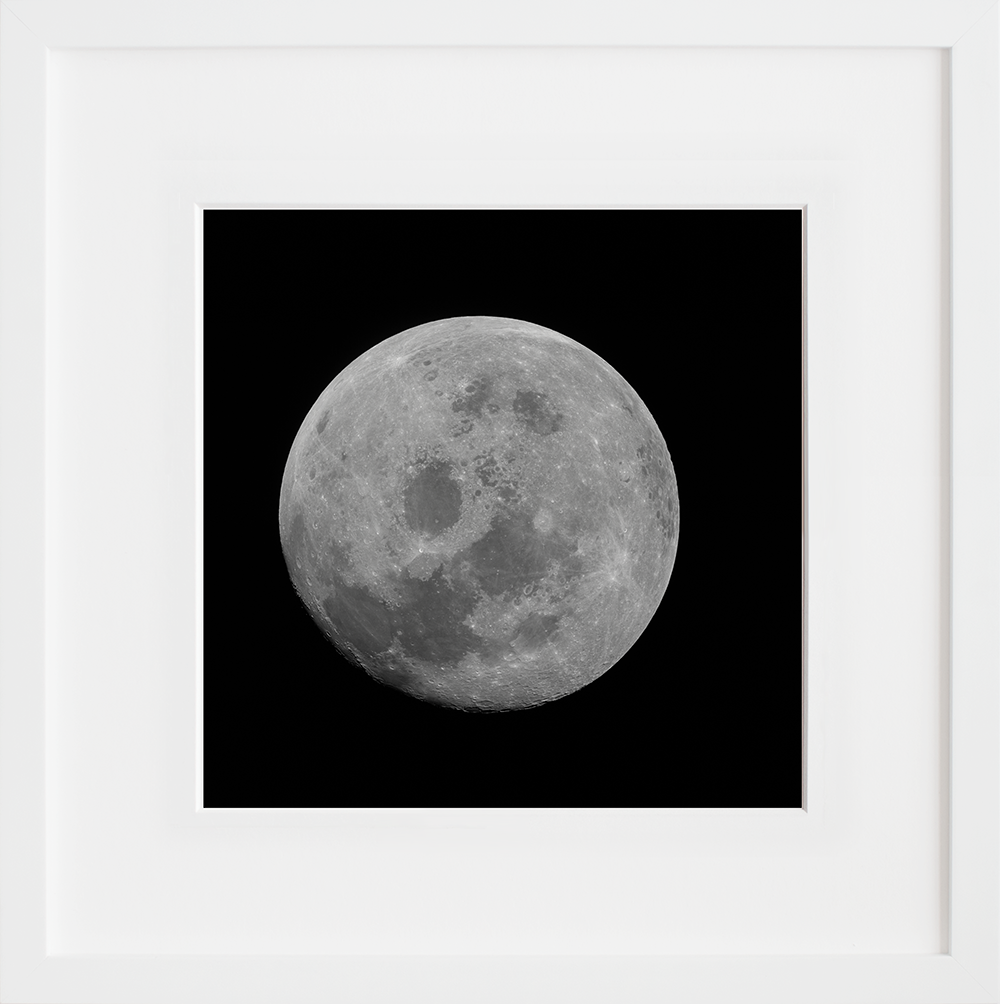 AS11-44-6667 (Full Moon View from Apollo 11), Space Edition | 20x200