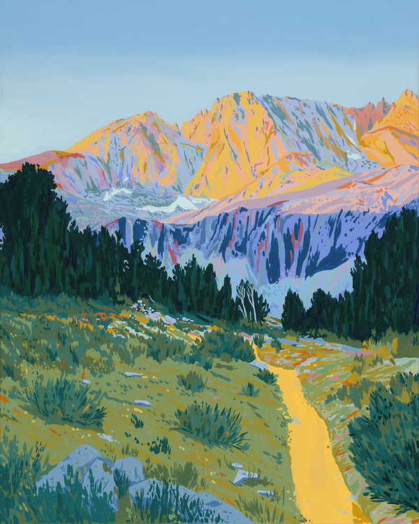 Morning Sun Up To Forester Pass