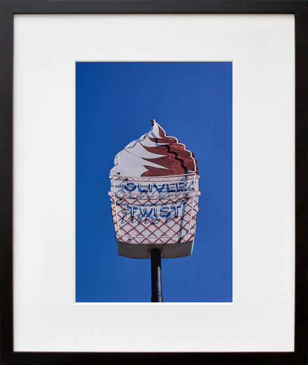 Oliver Twist ice cream sign, Royal Oak, Michigan