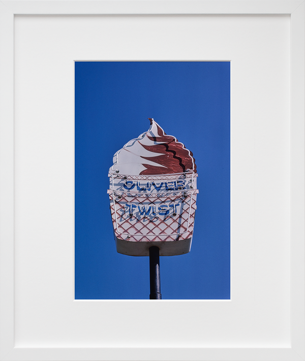 Oliver Twist ice cream sign, Royal Oak, Michigan