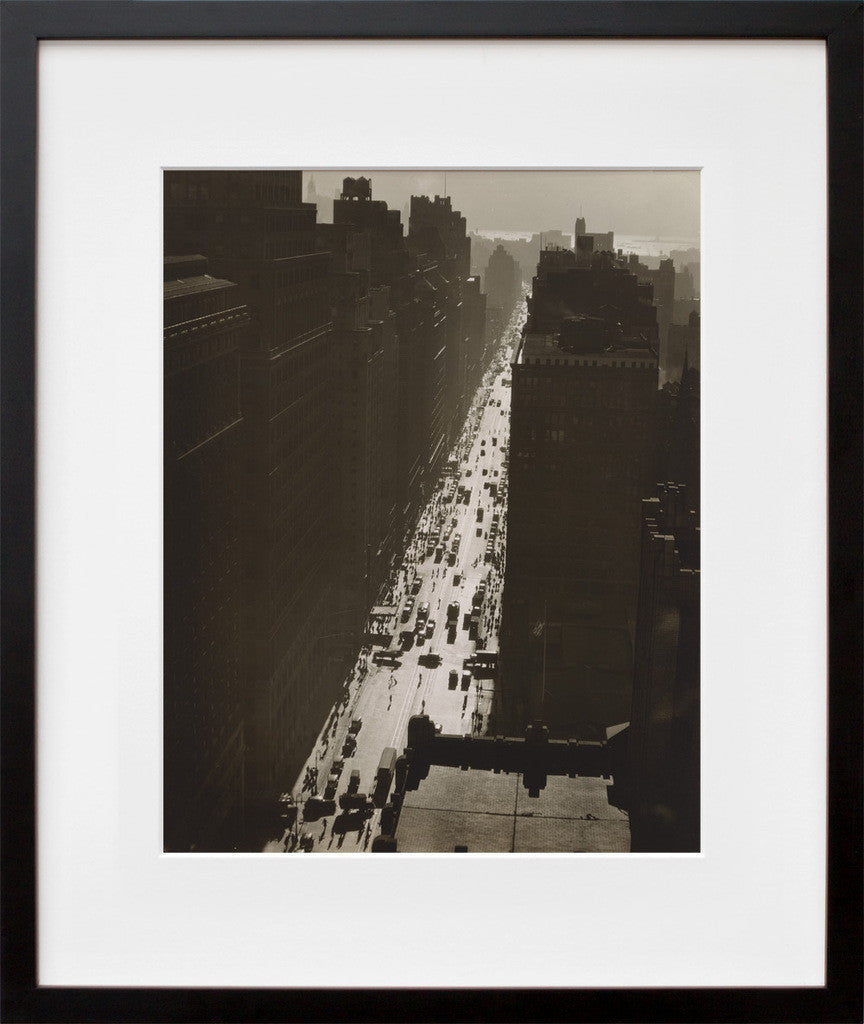 Berenice Abbott's Seventh Avenue Looking South from 35th Street