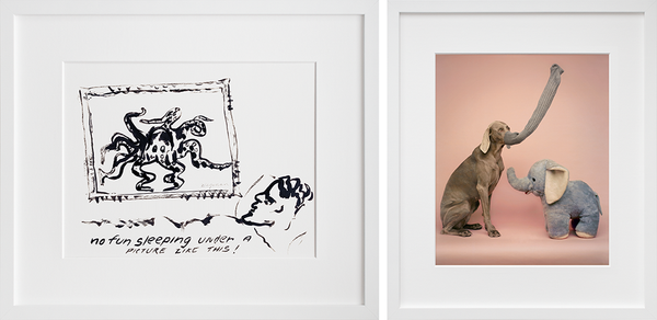 No Fun Sleeping Under A Picture Like This + Pink Elephants