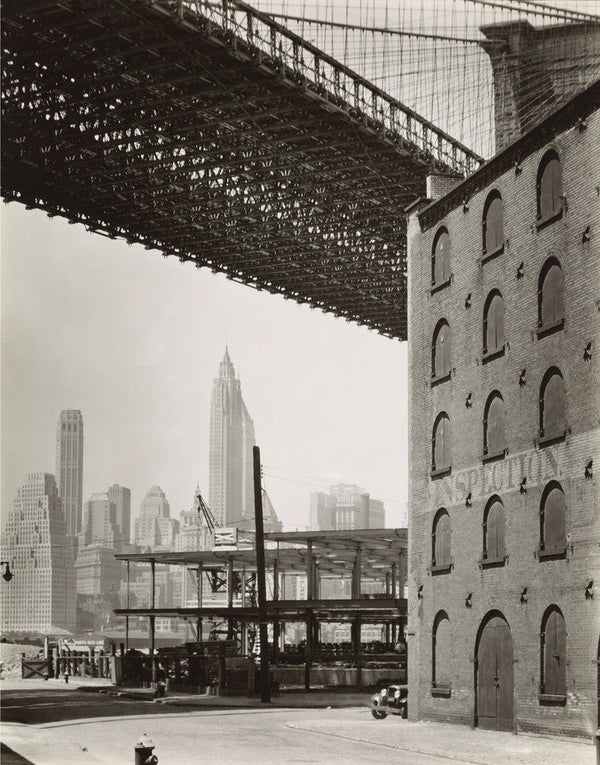 Brooklyn Bridge, Water and Dock Streets, looking southwest, Brooklyn