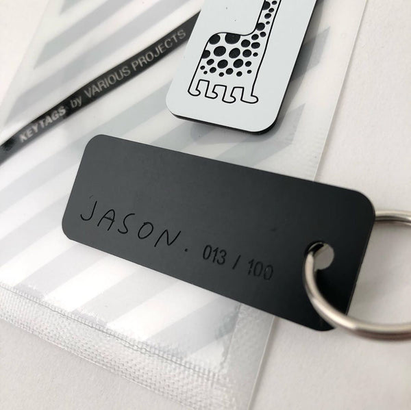 Short Neck Giraffe Keytag - Jason Polan