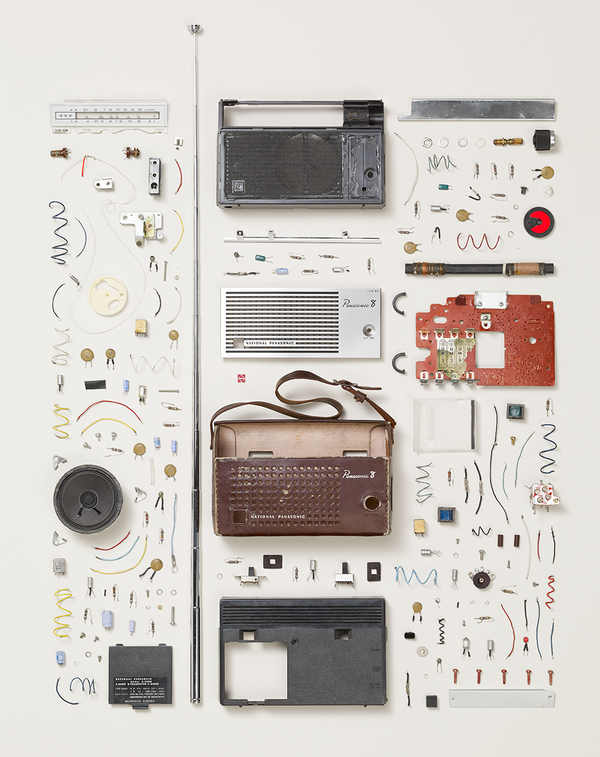 Disassembled Radio