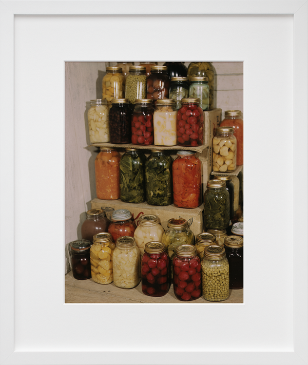 Display of home-canned food