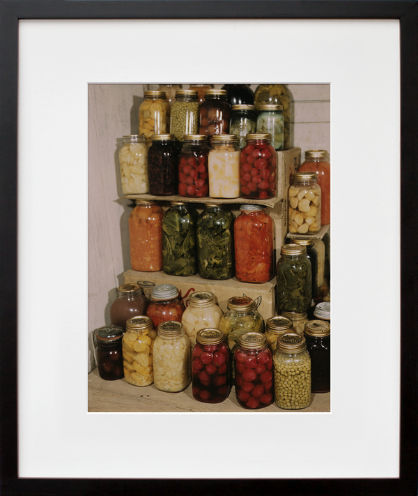 Display of home-canned food