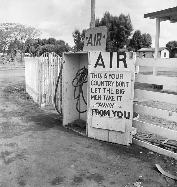 Gas station. Kern County, California