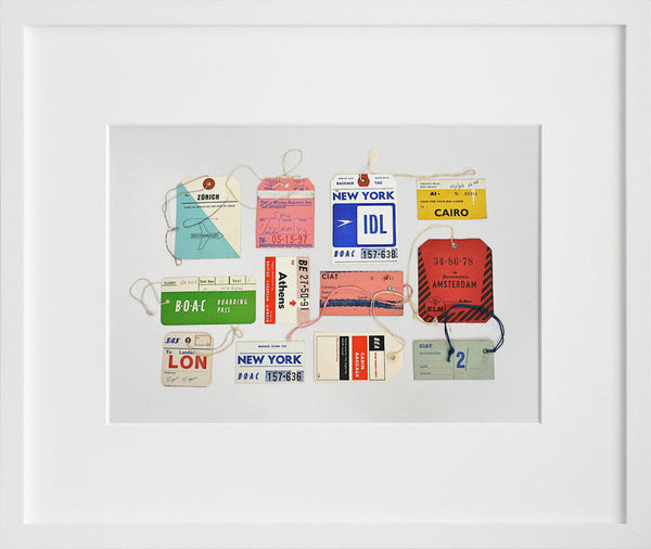 Day 256: Vintage Airline Tags