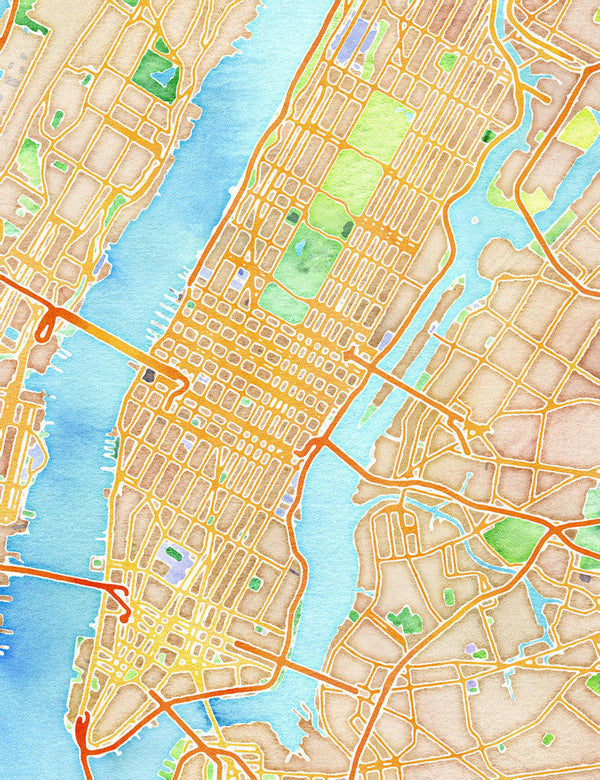 Watercolor New York