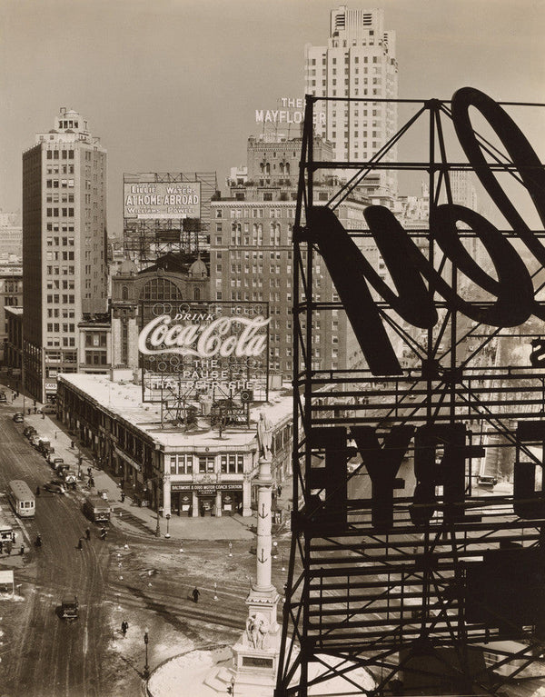 Columbus Circle, Manhattan, 1938