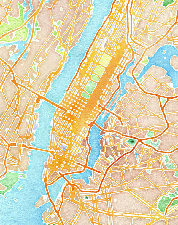 Watercolor New York