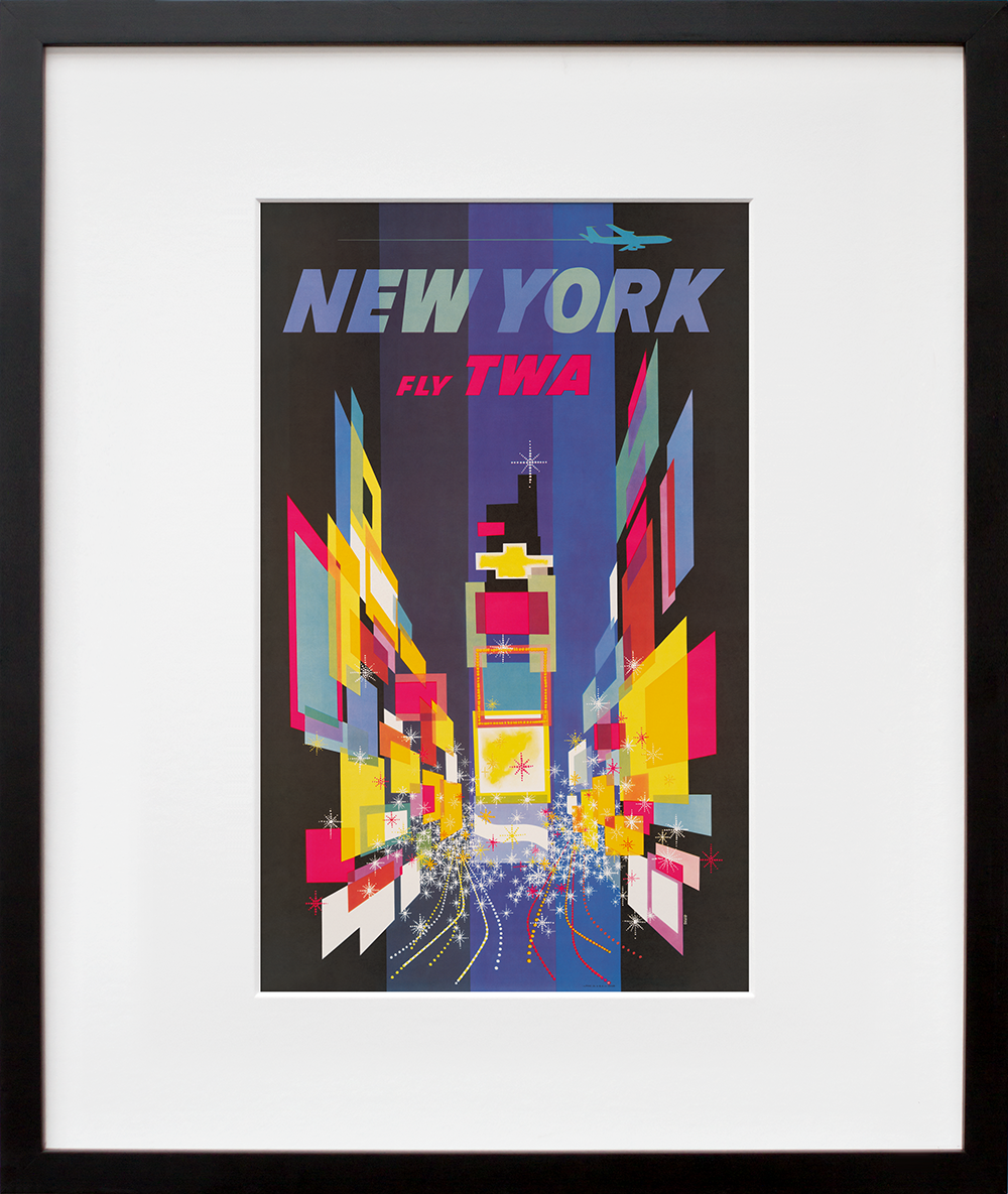 FLY TWA NEW YORK 壁掛けアート Fly TWA: New York