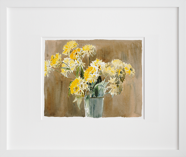 Vase with Yellow Flowers