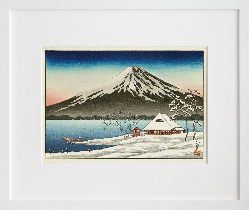 絵画 Winter Mountain Winter landscape