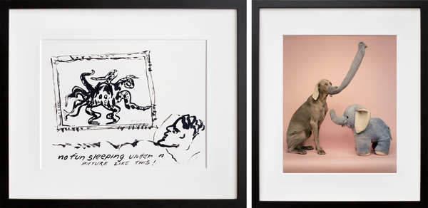 No Fun Sleeping Under A Picture Like This + Pink Elephants