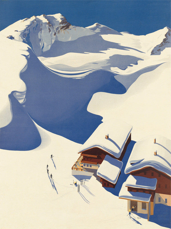 Austria, Ski Lodge in the Alps