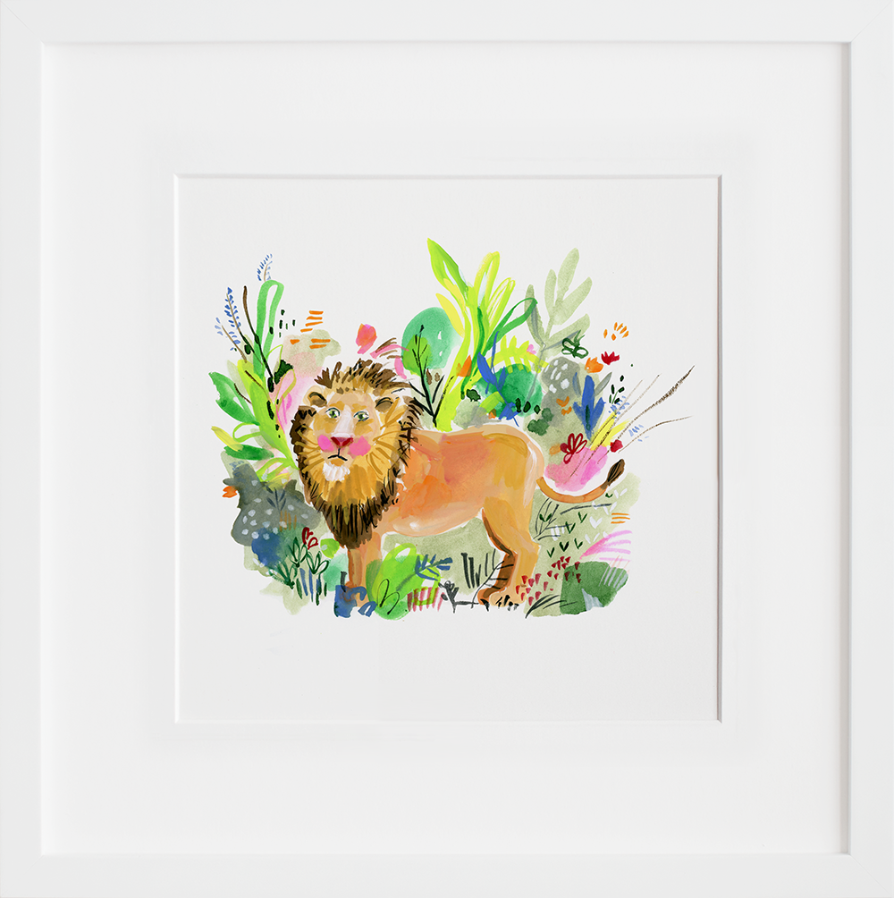 Jennifer Orkin Lewis's Lion in Tall Grass