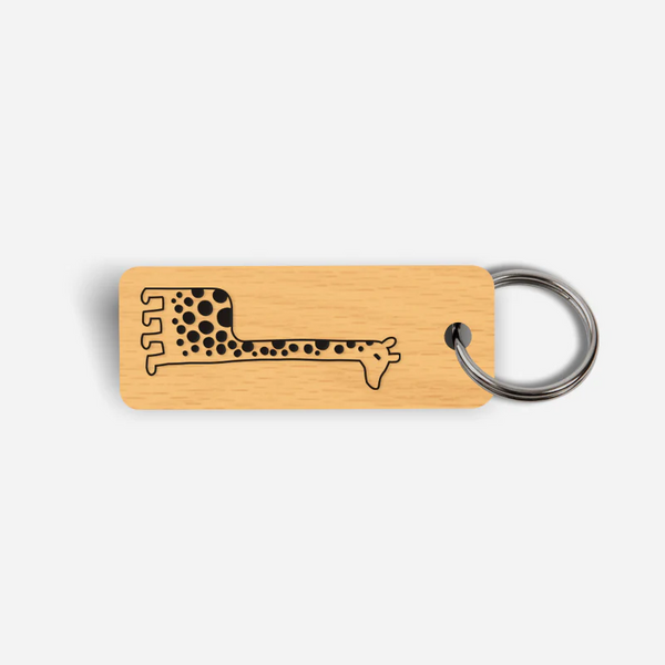 Long Neck Giraffe Keytag - Jason Polan