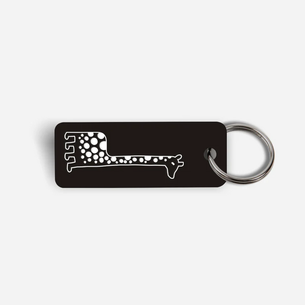 Long Neck Giraffe Keytag - Jason Polan
