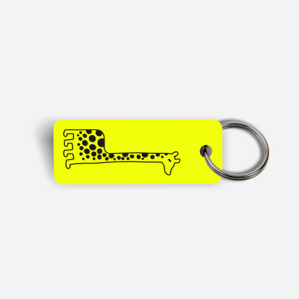 Long Neck Giraffe Keytag - Jason Polan