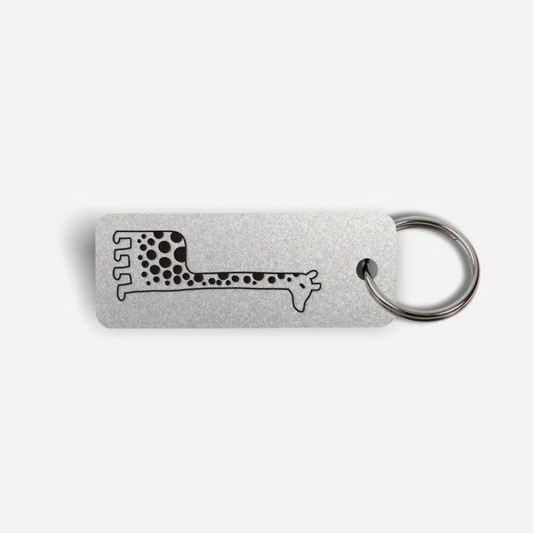 Long Neck Giraffe Keytag - Jason Polan