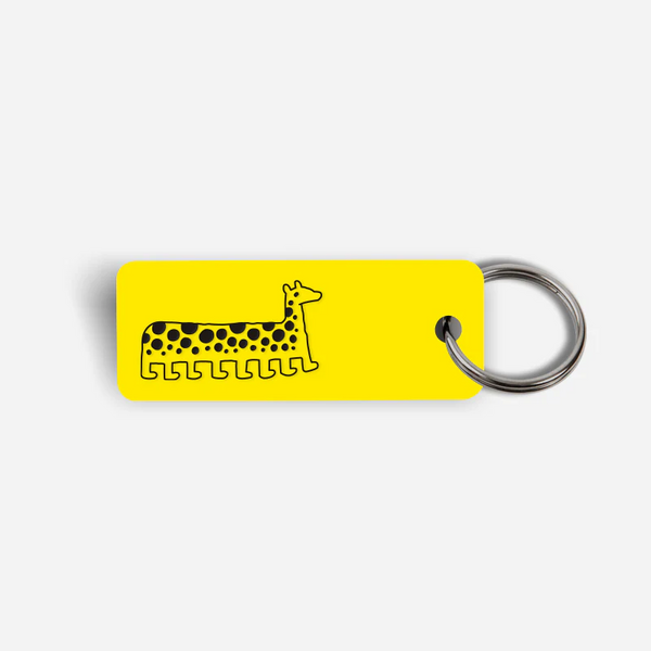 Short Neck Giraffe Keytag - Jason Polan