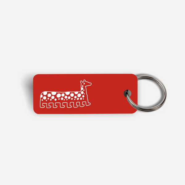 Short Neck Giraffe Keytag - Jason Polan