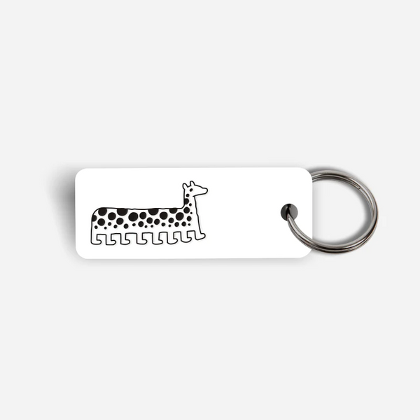 Short Neck Giraffe Keytag - Jason Polan