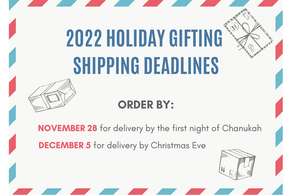 Holiday Order Deadlines