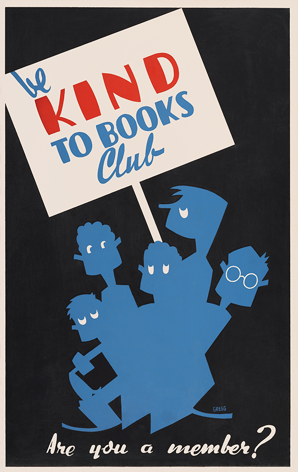 Join The “Be Kind to Books Club”! Collect this vintage PSA.