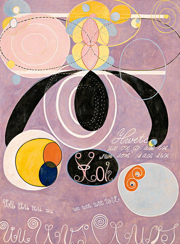 This new lilac-hued Hilma Af Klint coils into adulthood.