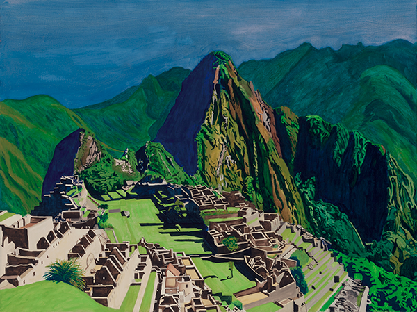 Rudy Shepherd’s “Machu Picchu” puts sacred space in perspective.