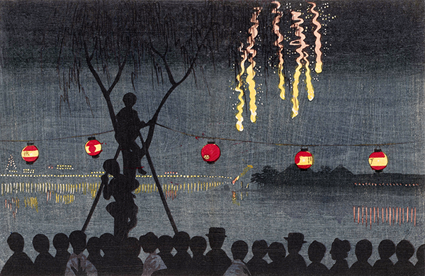 Night Lights: festivals + fireworks in 19th c. Japan