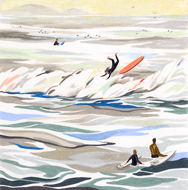 Introducing Sally Deng! A surfing scene to kickstart summer.