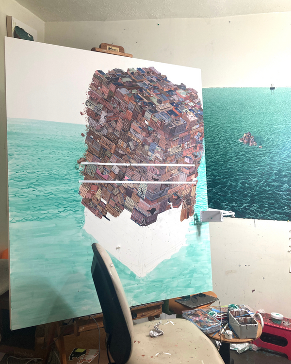 In the studio with Amy Casey — Step into her world. 🎨