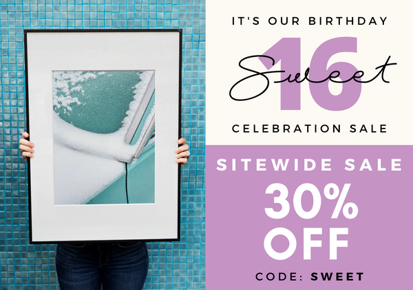 30% off to celebrate our Sweet 16! 🥳