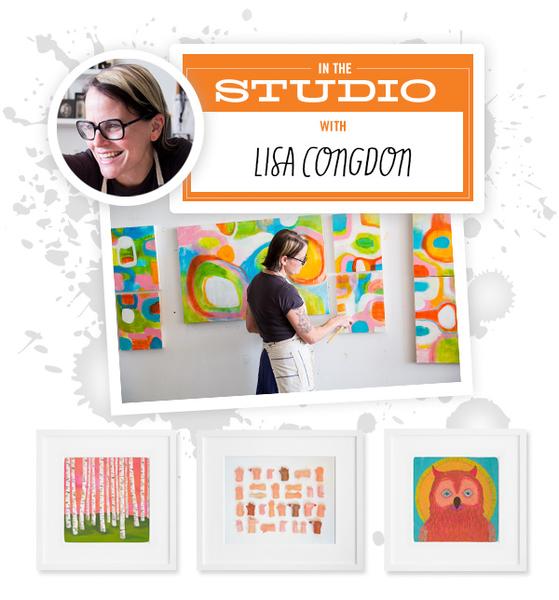 In the Studio | Lisa Congdon