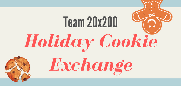 Our cookie (and art!) exchange is fresh out the oven.
