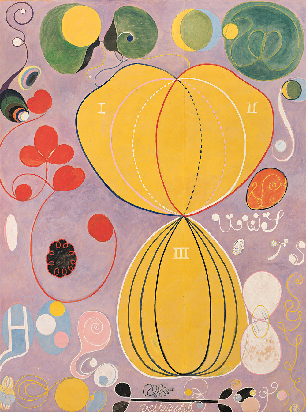 Hypnotized by Hilma af Klint's time traveling abstraction